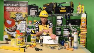 How to remove silicone or silicone sealant with MultiPurpose Big Wipes [upl. by Erdreid825]