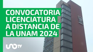 Licenciatura a distancia de la UNAM checa los requisitos para la convocatoria 2024 [upl. by Tenaej]