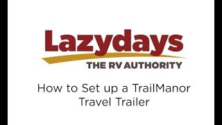 How to Set Up a TrailManor Pop Up Camper  Lazydays RV [upl. by Mosenthal]