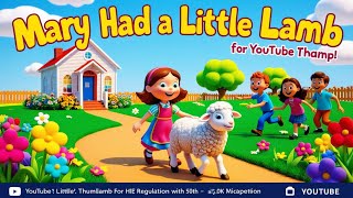 quot🎶 Mary Had a Little Lamb Sing Along with Fun Nursery Rhymes for Kids 🐑✨quot [upl. by Warfield]