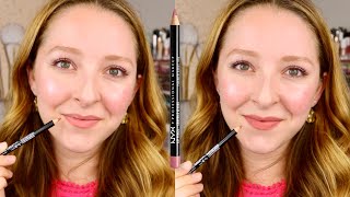 NYX LIP LINER REVIEW  PEEKABOO NEUTRAL [upl. by Zelig]