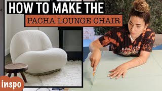 DIY PACHA LOUNGE CHAIR  HOW TO MAKE A PIERRE PAULIN ARMCHAIR AT HOME [upl. by Black]