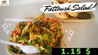 Healthy and Tasty Fattoush Salad  Traditional Lebanese Salad   Quick How To Make Guide [upl. by Woods103]