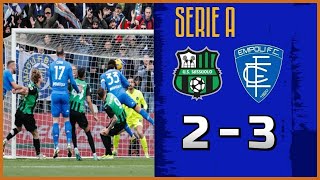 Sassuolo Empoli 23  Incredibile gol nel finale show incredibile ma ora Dionisi rischia grosso [upl. by Betthel]