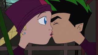 Jake and Roses First Kiss  American Dragon [upl. by Melantha]