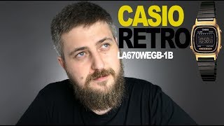 Recenzja DAMSKI ZEGAREK CASIO RETRO LA670WEGB 1B [upl. by Ueih]