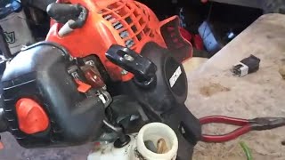 How To Fix A String Trimmer That Wont Throttle Up Echo SRM225 Complete Diagnoses and Repair VLOG [upl. by Fidelas]