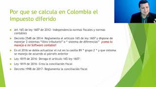 Impuesto diferido formato 2516 DIAN tutorial 1 [upl. by Yerffej]