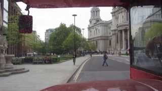 Bus ride from the Tower of London on AECengined Routemaster ride  RML903 WLT 903 [upl. by Irehj]