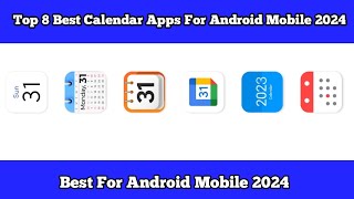 Top 8 Best Calendar Apps For Android Mobile 2024  Shahzad Tech 20 [upl. by Gowon]