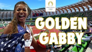 INCREDIBLE Gabby Thomas is Olympic 200M Champion [upl. by Claribel]