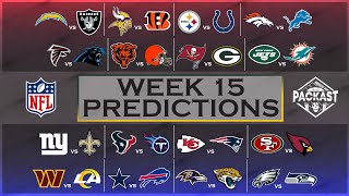 NFL Week 15 Predictions [upl. by Makell]