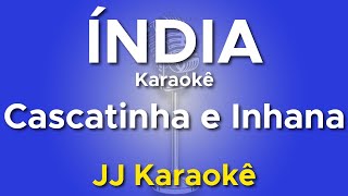 Índia  Cascatinha e Inhana  Karaokê com 2ª Voz cover [upl. by Gilmore]