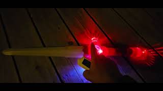 Legoland Interactive Light Up Sword  infrared demo [upl. by Canada]