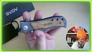 GVDV Pocket Folding Knife with 7Cr17 Stainless Steel Tactical Knife for Camping [upl. by Dnomad774]