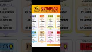 Sof Olympiad Timetable 202425 olympiad science maths english [upl. by Anastos]