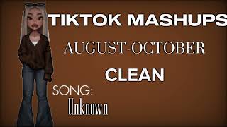 TIKTOK MASHUPS AUGUSTOCTOBER DANCES 2023  CLEAN  SONG NAMES ADDED [upl. by Ojahtnamas]