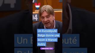 Manon Aubry ridiculisée par un euro député  reel reels [upl. by Anelaj387]