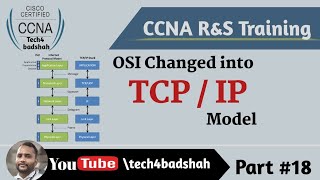 CCNA OSI Changed into TCPIP Hindi Part 18 Tech4badshah tech support computer knowledge [upl. by Dixon]