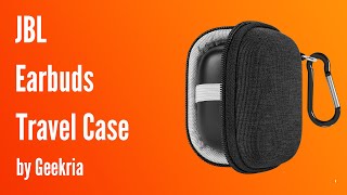 JBL OnEar Headphones Travel Case Hard Shell Headset Carrying Case  Geekria [upl. by Darrey]