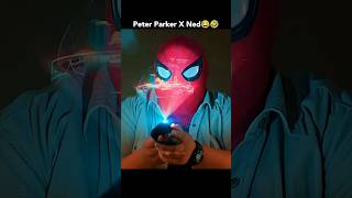 Peter Parker and Ned using Tony Starks technology to track villains 🔥😱shorts ytshorts marvel [upl. by Asirrom176]