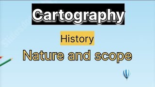 Cartography history nature and scope UG 1 practical file in hindi geographypractical [upl. by Edris73]