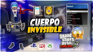 ✅CUERPO INVISIBLE PERMANENTE MODDED OUTFIT SIN HACKS GTA 5 ONLINE【PS4PS5XboxOnePc】 [upl. by Guenna]