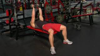 How to Do Flat Bench Dumbbell Flys [upl. by Dahij]