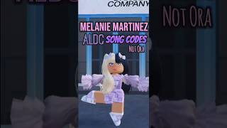 WORKING Roblox Melanie Martinez ALDC Song Codes 💖 ALDC Studio  ADC Axis Dance Company  Not Ora [upl. by Missie683]