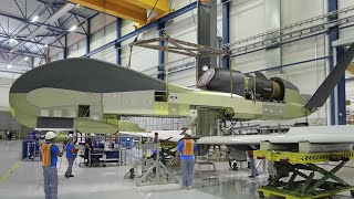 Inside US Advanced Factory Building Most Feared Spy Drone RQ4 [upl. by Enialed]