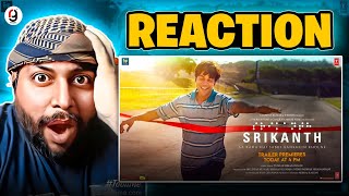 SRIKANTH Official Trailer RAJKUMMAR RAO  JYOTIKA ALAYA  TUSHAR HIRANANDANI  REACTION BY RG [upl. by Namhcan753]