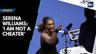 Watch Serena Williams says I am not a cheater accuses tennis of sexism [upl. by Scuram]