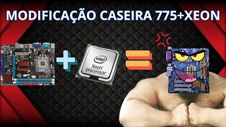 MODIFICANDO 775 PARA ACEITAR XEON 771 [upl. by Welker512]