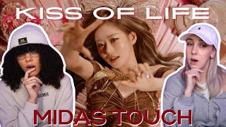 COUPLE REACTS TO KISS OF LIFE 키스오브라이프 Midas Touch Official Music Video [upl. by Ireg]