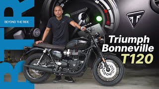 2023 Triumph Bonneville T120  The Perfect Modern Classic [upl. by Hachman]