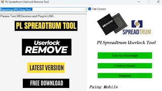 PL Spreadtrum Userlock Remove amp Frp Remove Latest Setup [upl. by Viv717]