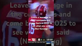 Leave a message and come back next year 2025￼ messagetoyou shorts [upl. by Ainomar]