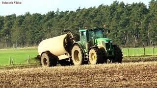 John Deere 6195R on the Slurry [upl. by Hserus]