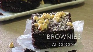 Brownies al cocco e cioccolato bianco [upl. by Rosalia]