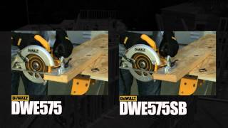 DEWALT DWE575 Circular Saw  Electric Brake [upl. by Thurlough]