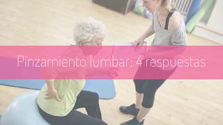 4 preguntas y respuestas sobre el pinzamiento lumbar [upl. by Eanal]