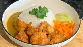 How To Make Wagamama Katsu Curry😋👌 katsu Curry With Prawns Restaurant Curry Recipe 👍 [upl. by Supen]