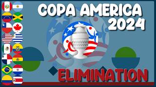 Copa America 2024 Predictions Marble Race Stage The 16 Times Eliminations [upl. by Freeborn981]