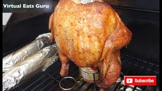 Beer Can Chicken  Injected w Butter Garlic Onion Powder amp Worcestershire [upl. by Flita411]