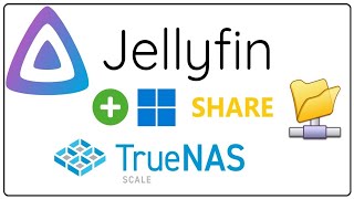 Jellyfin on TrueNAS Scale 2310 with Windows SMB Share setup [upl. by Leavy112]