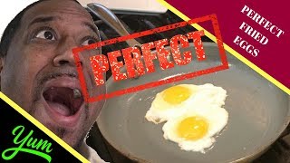 How to Make the Perfect Fried Eggs EASILY Mastering fried eggs over medium [upl. by Esenej]