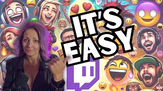 How To make Animated Twitch Emotes For FREE In Under 2 Minutes No Software [upl. by Arelus]