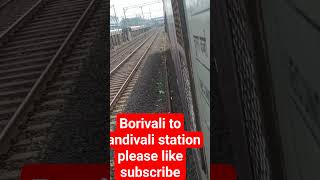 Borivali stationkandivalistationshilpirajshortvideo [upl. by Airdnal]