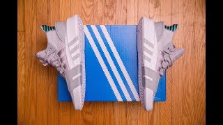 Basketball EQTs  Adidas Equipment Basketball Advanced EQT Bask ADV Review and On Feet [upl. by Ynnhoj]