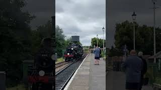 Ivatt 2MT 41312 running round its train at Alton station the watercress line [upl. by Alyssa18]